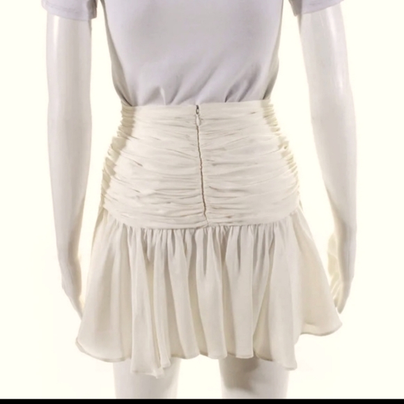 MARISSA WEBB SILK MINI SKIRT SIZE  L - Picture 3 of 6